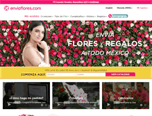 Tablet Screenshot of enviaflores.com